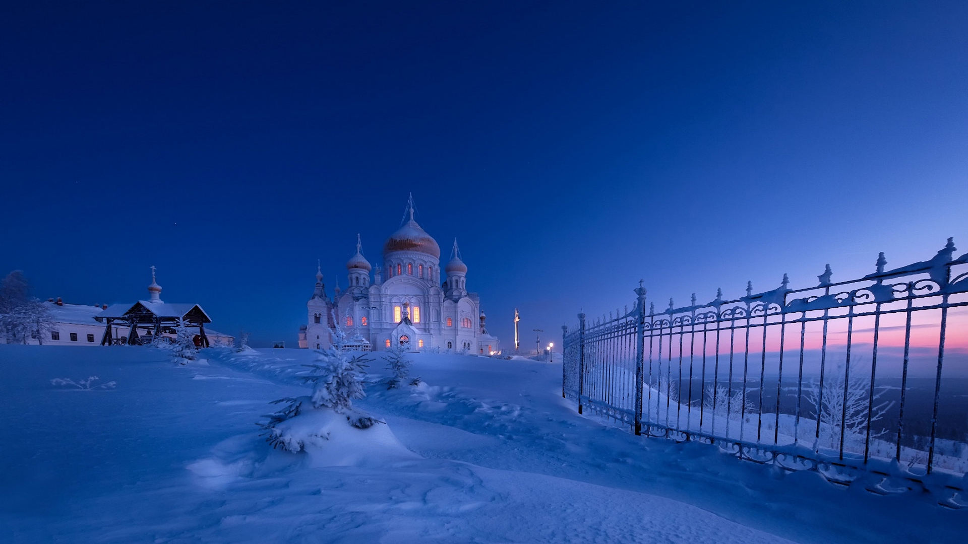 обитель, winter, утро
