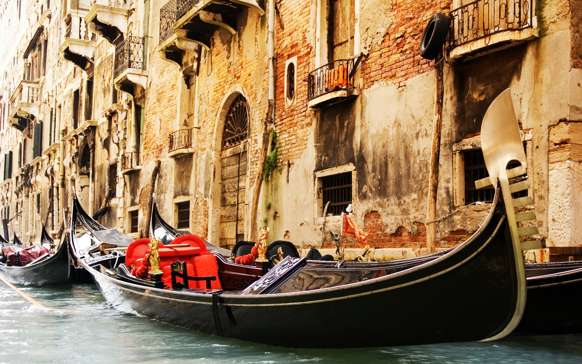 italy, venice, дома Фон № 68349 разрешение 1920x1200
