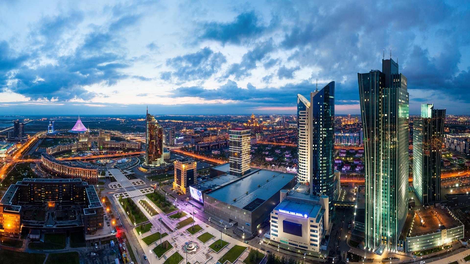 astana, казахстан, панорама