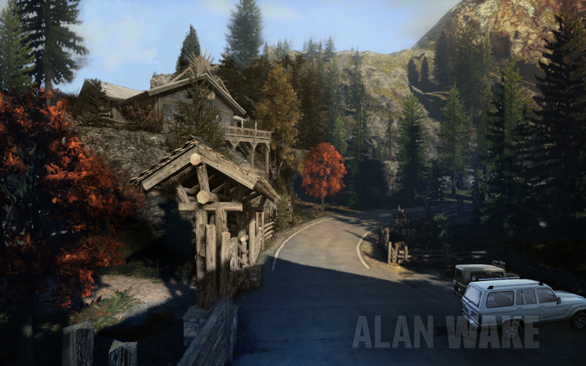 Alan Wake обои. Alan Wake 2 Phone Wallpaper.
