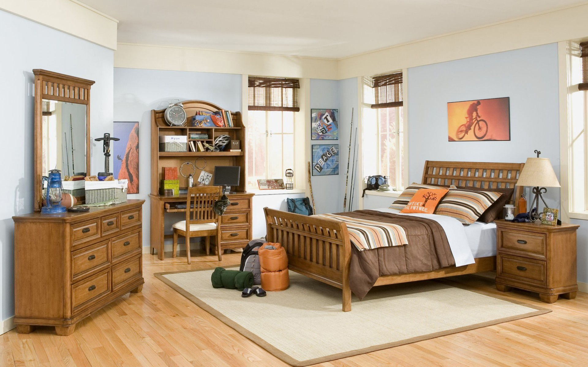 bedroom, furniture