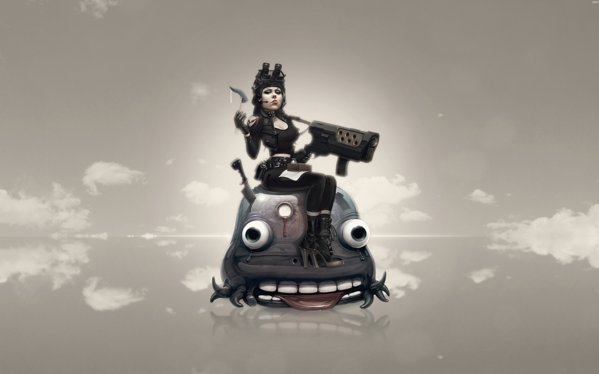 чужие, девушка