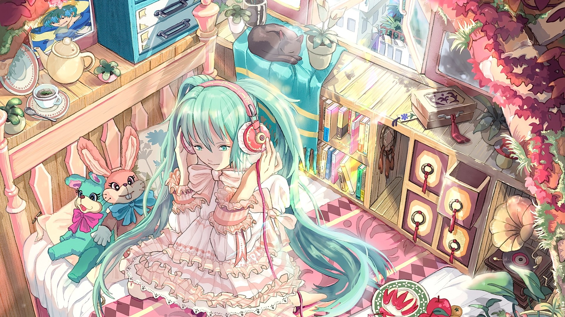 аниме, вокалоид, miku