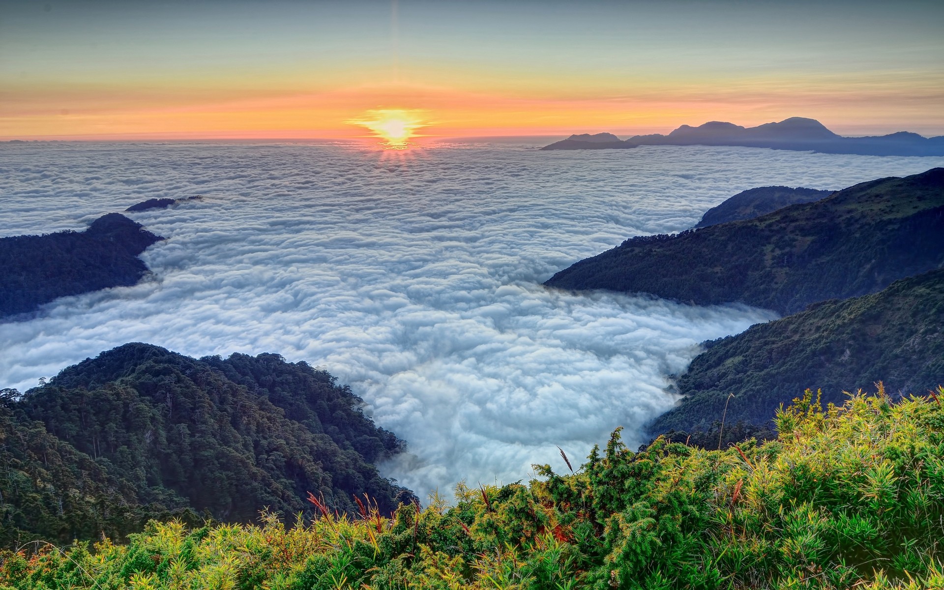 hhuanshan, тайвань, море