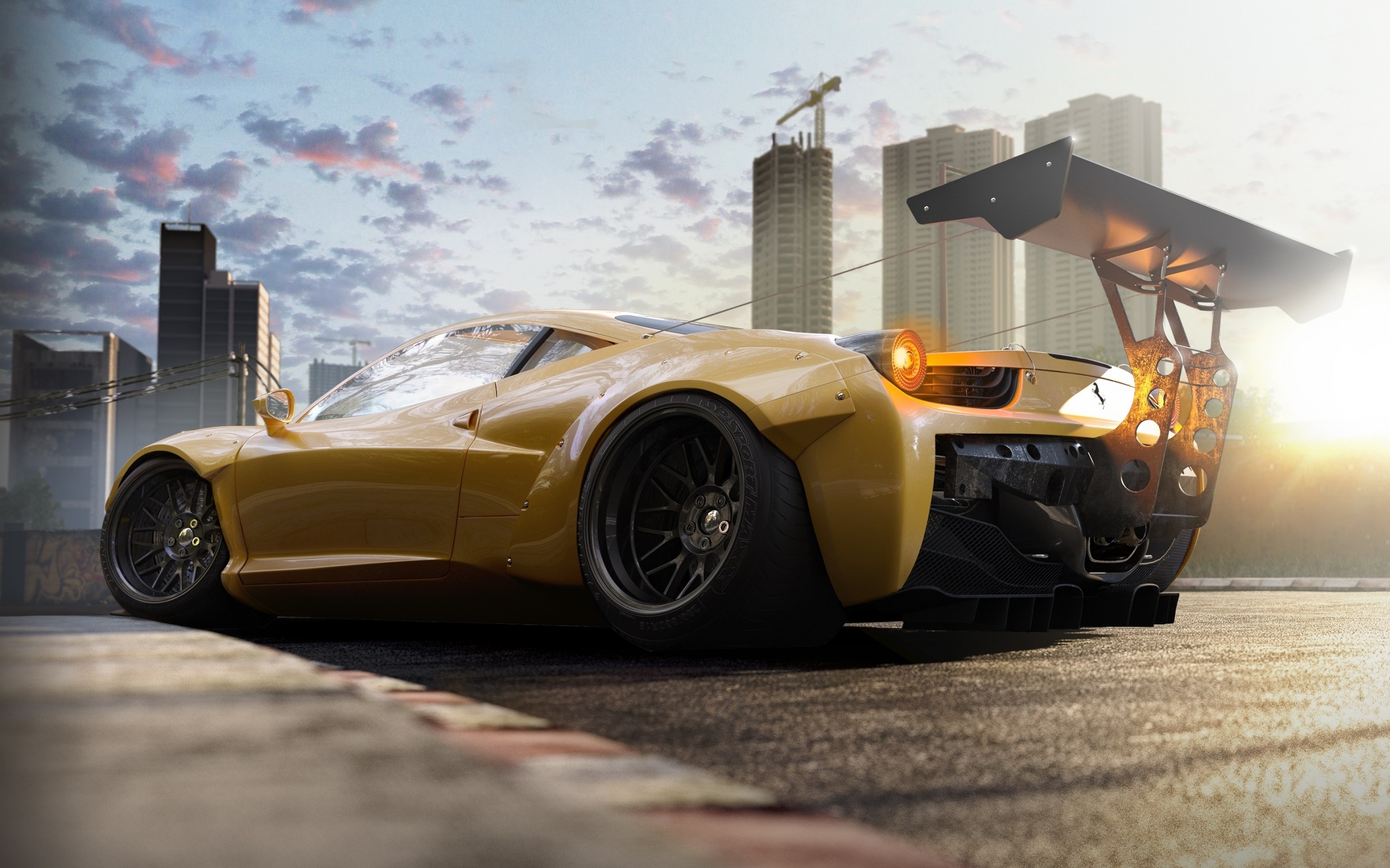 ferrari, italia, тюльнинг No 170776 Разрешение 2560x1600