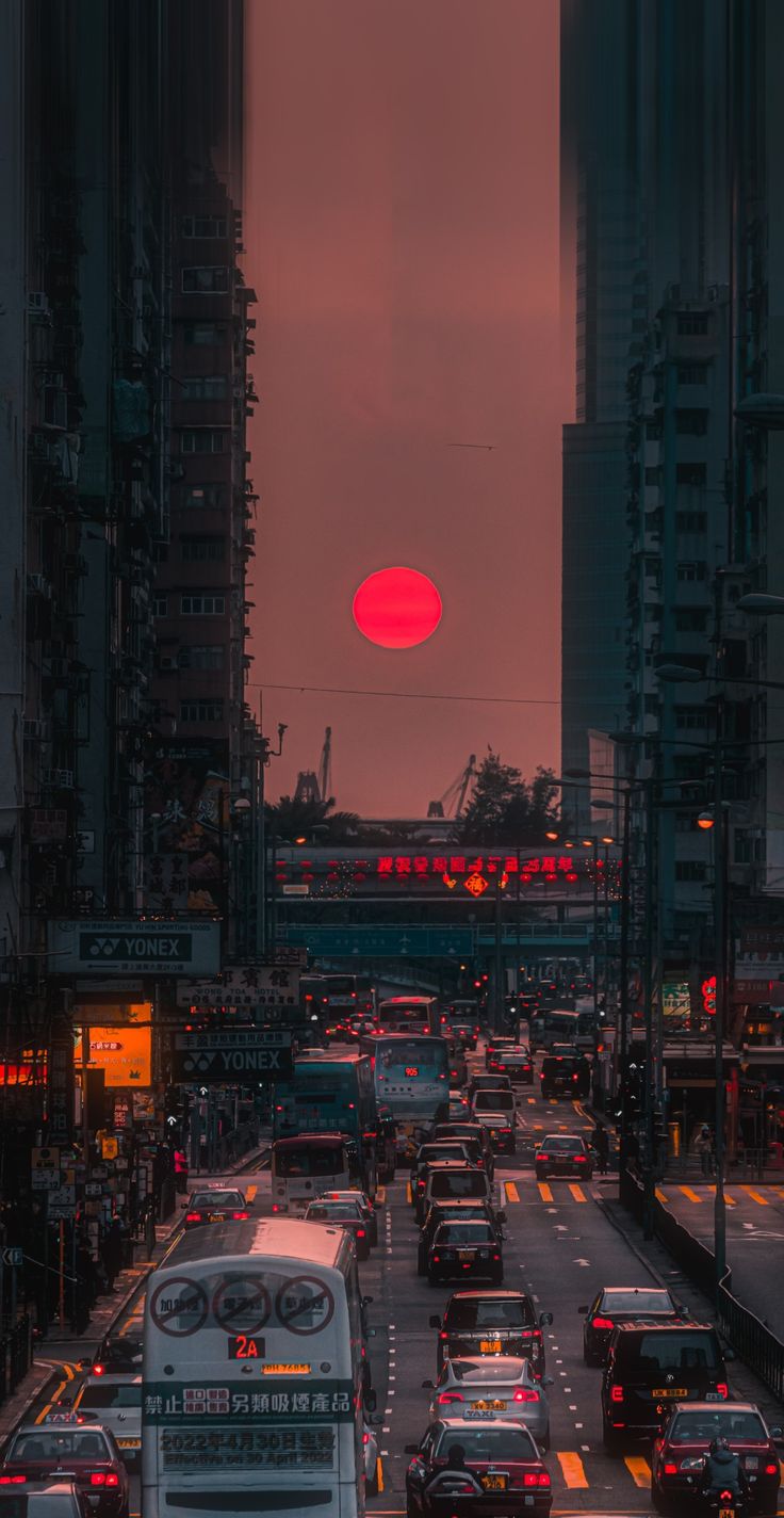 город, искусство, закат