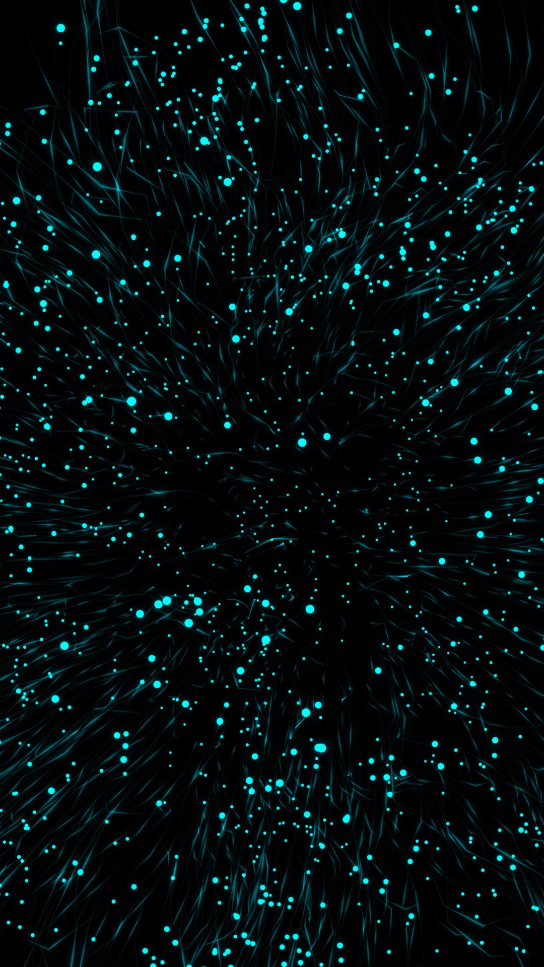 закрытие черного фона с синими огнями