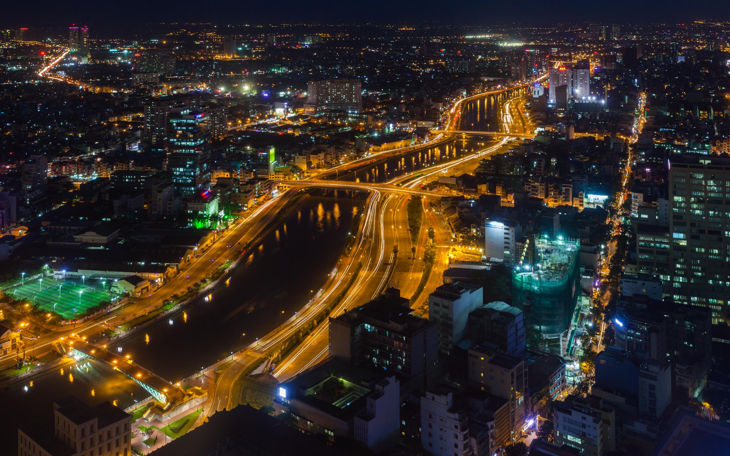 город, vietnam, хошимин
