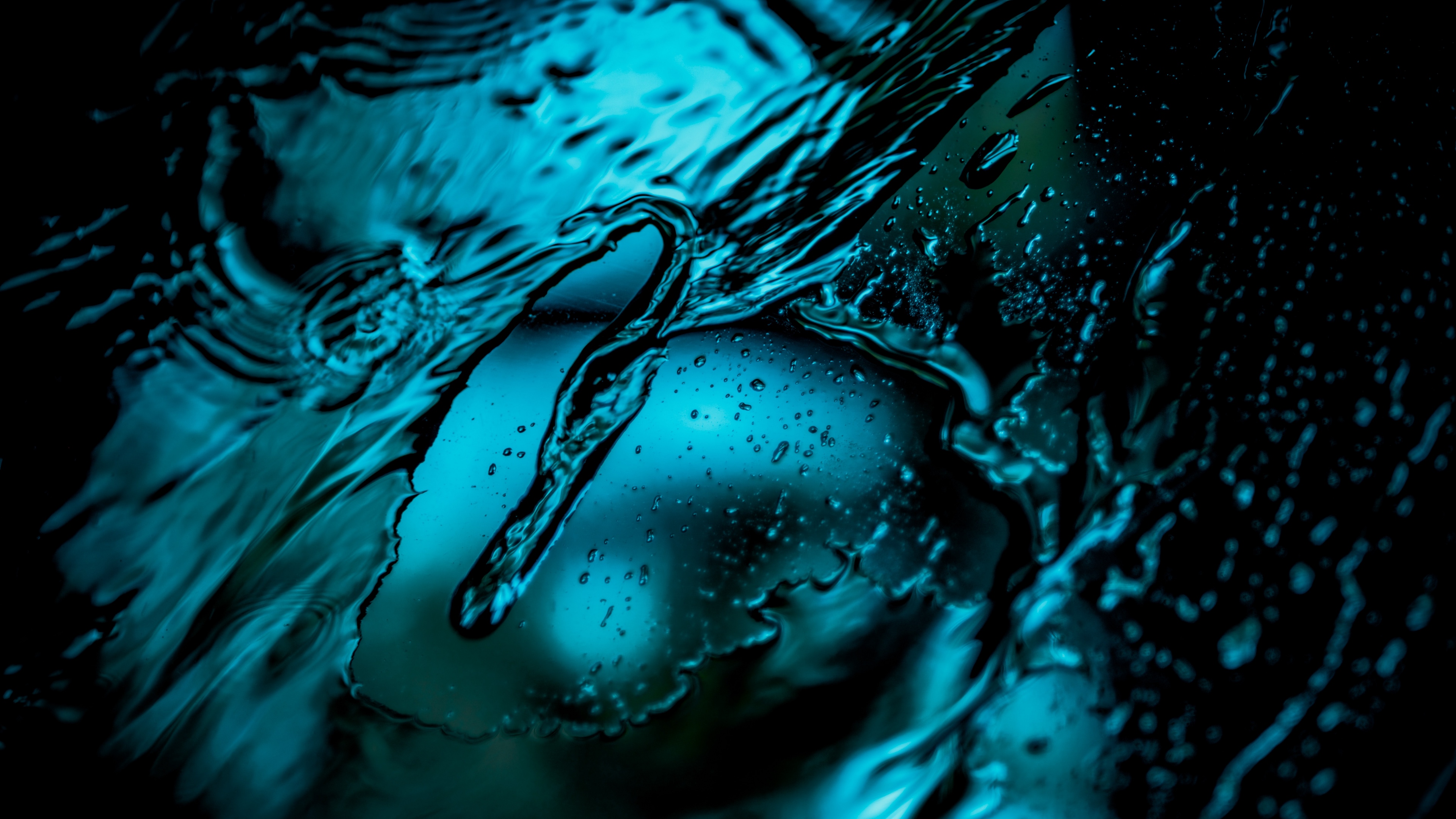 neon, water, гладь