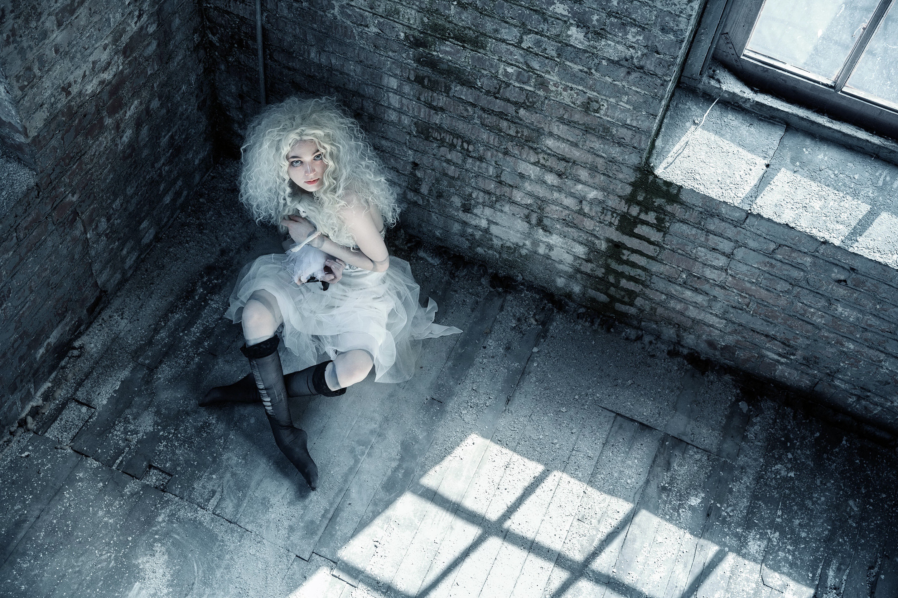 искусство, готика, белый