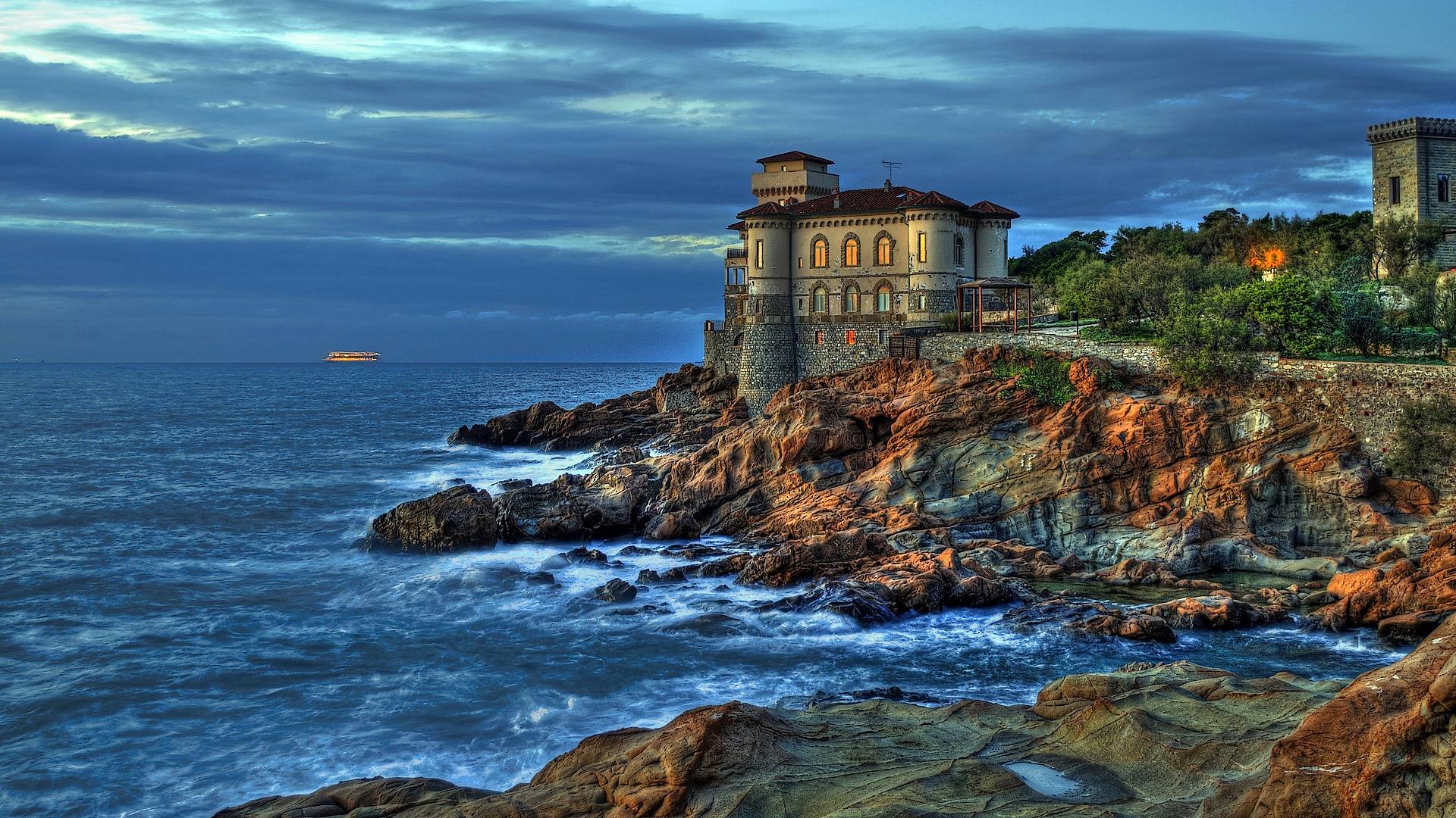 итальянское, боккупе, замок