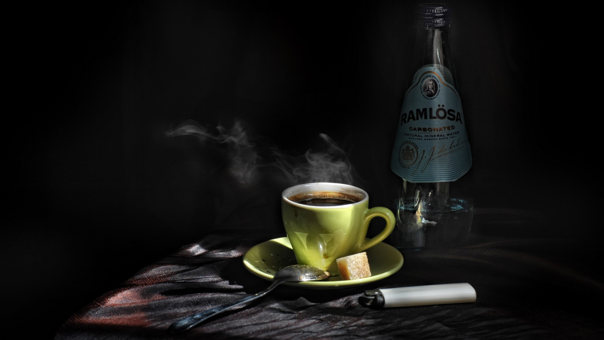 кофе, вода, минерал