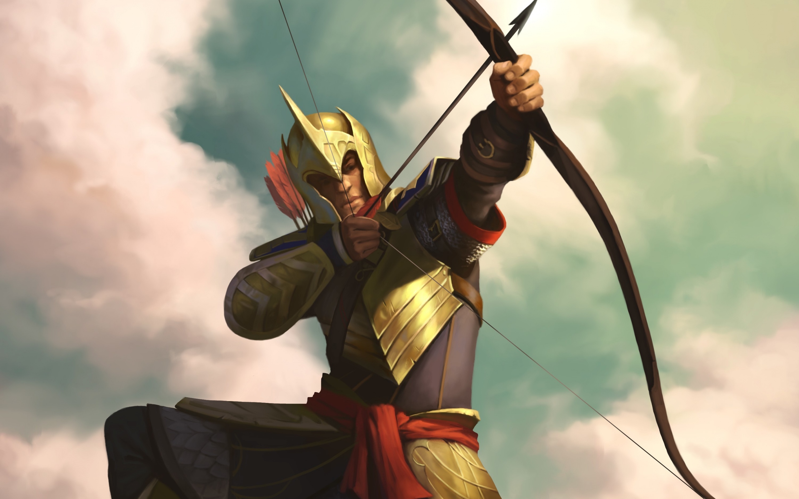 бант, воин, арка