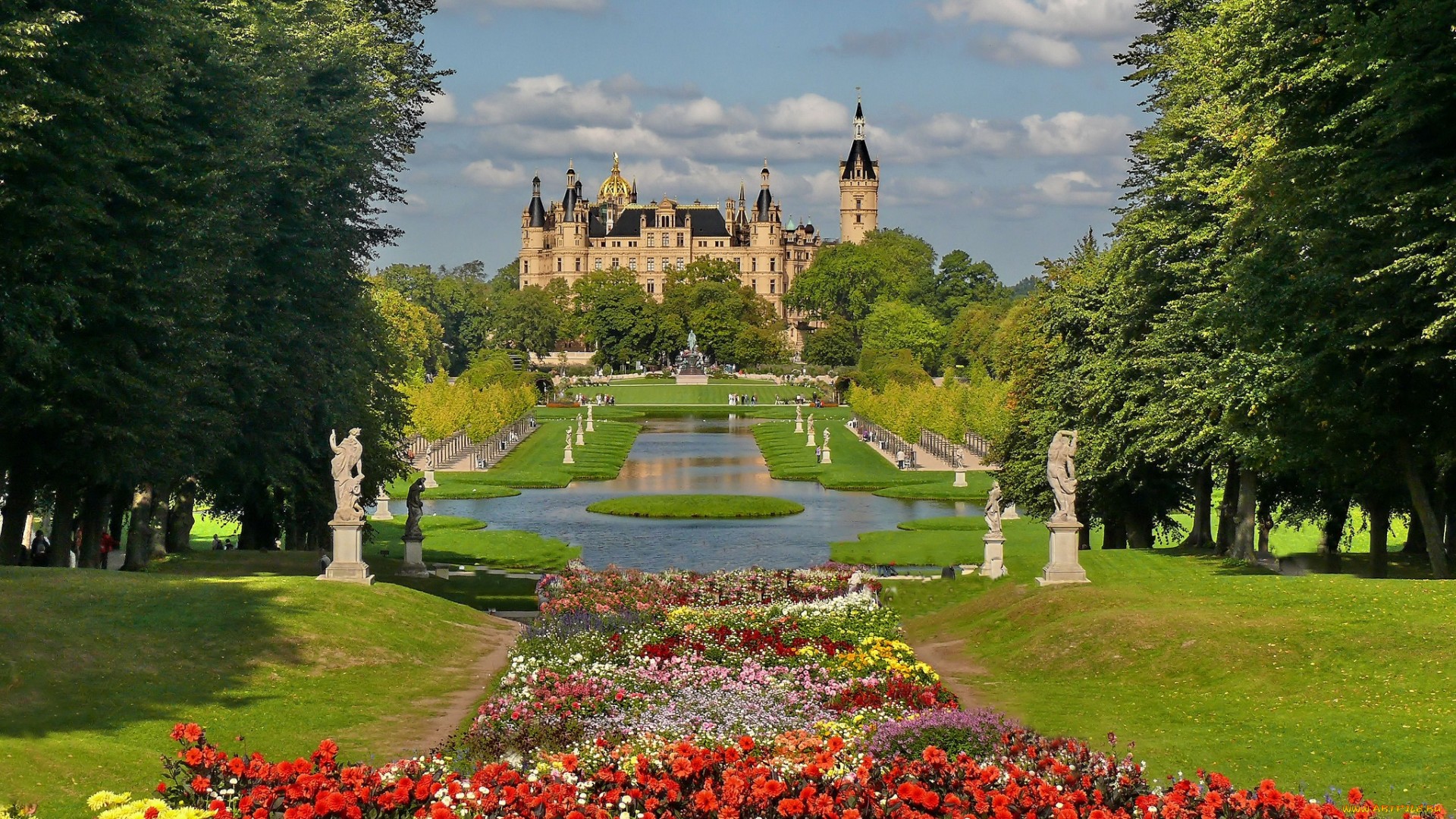 schwerin, германия, castle