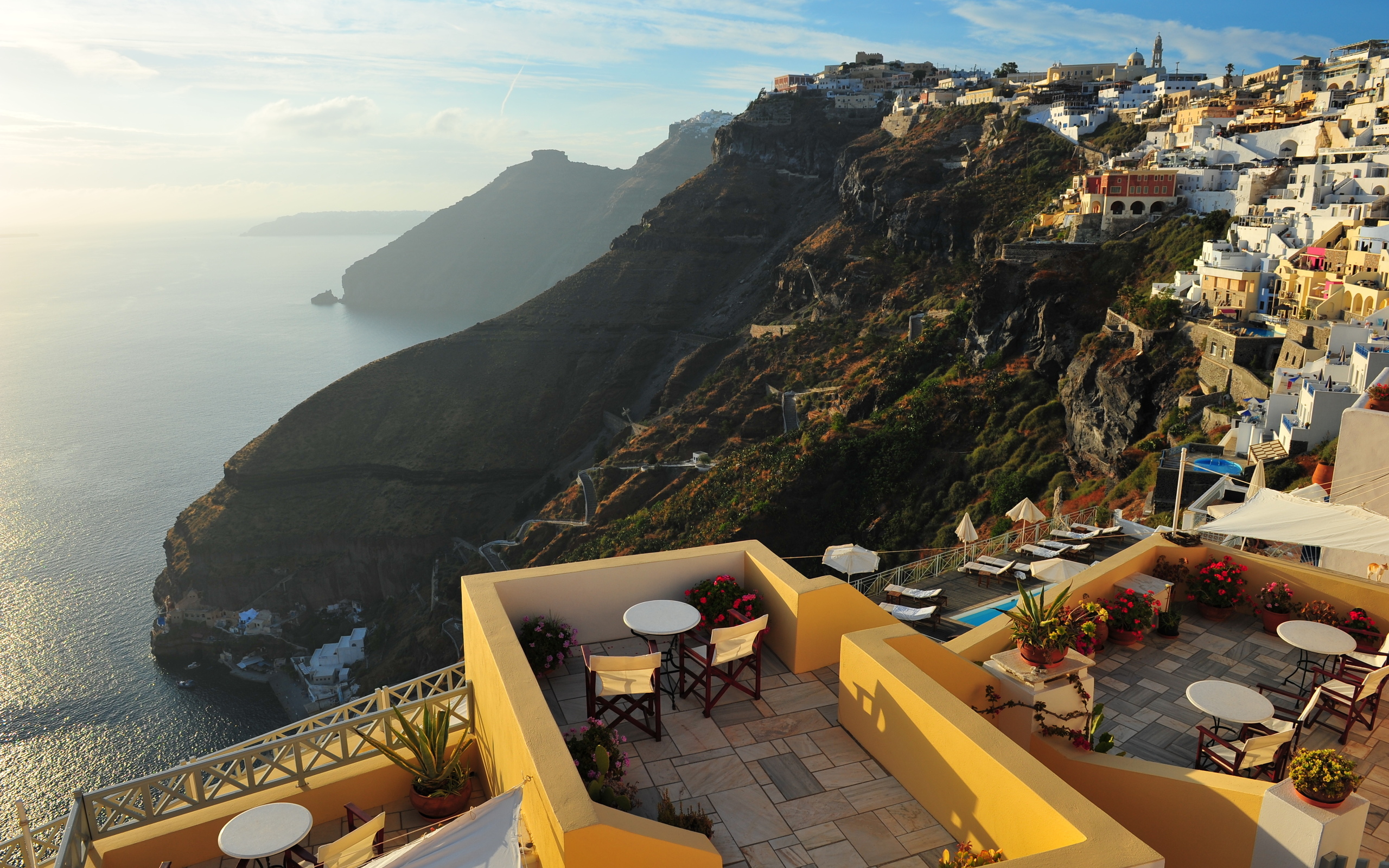 santorini, greece, greek Фон № 131168 разрешение 2560x1600