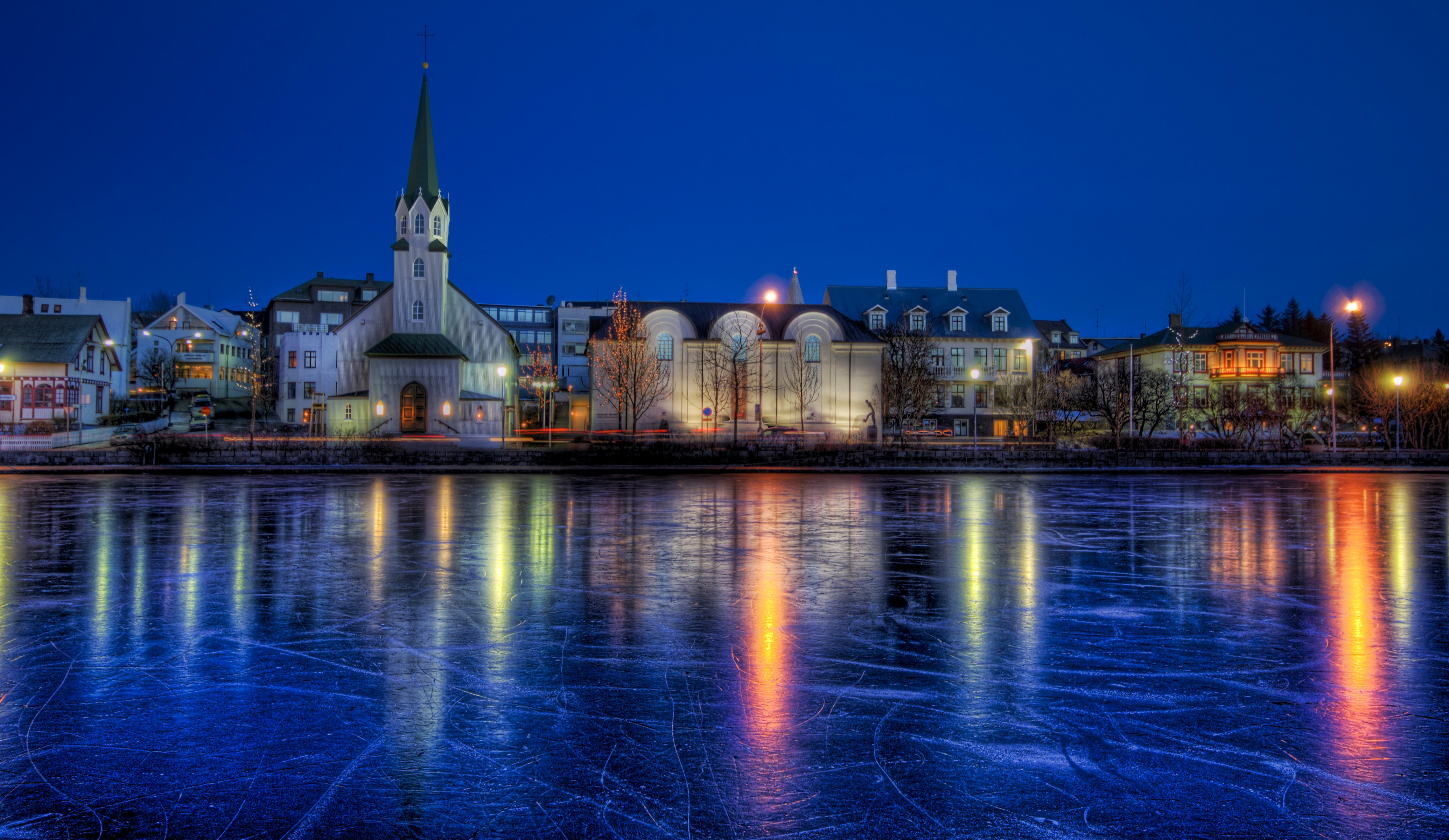 reykjavik, iceland, winter