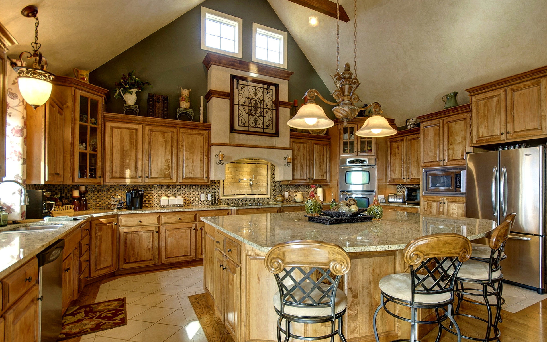 кухня, деревянная, дизайн