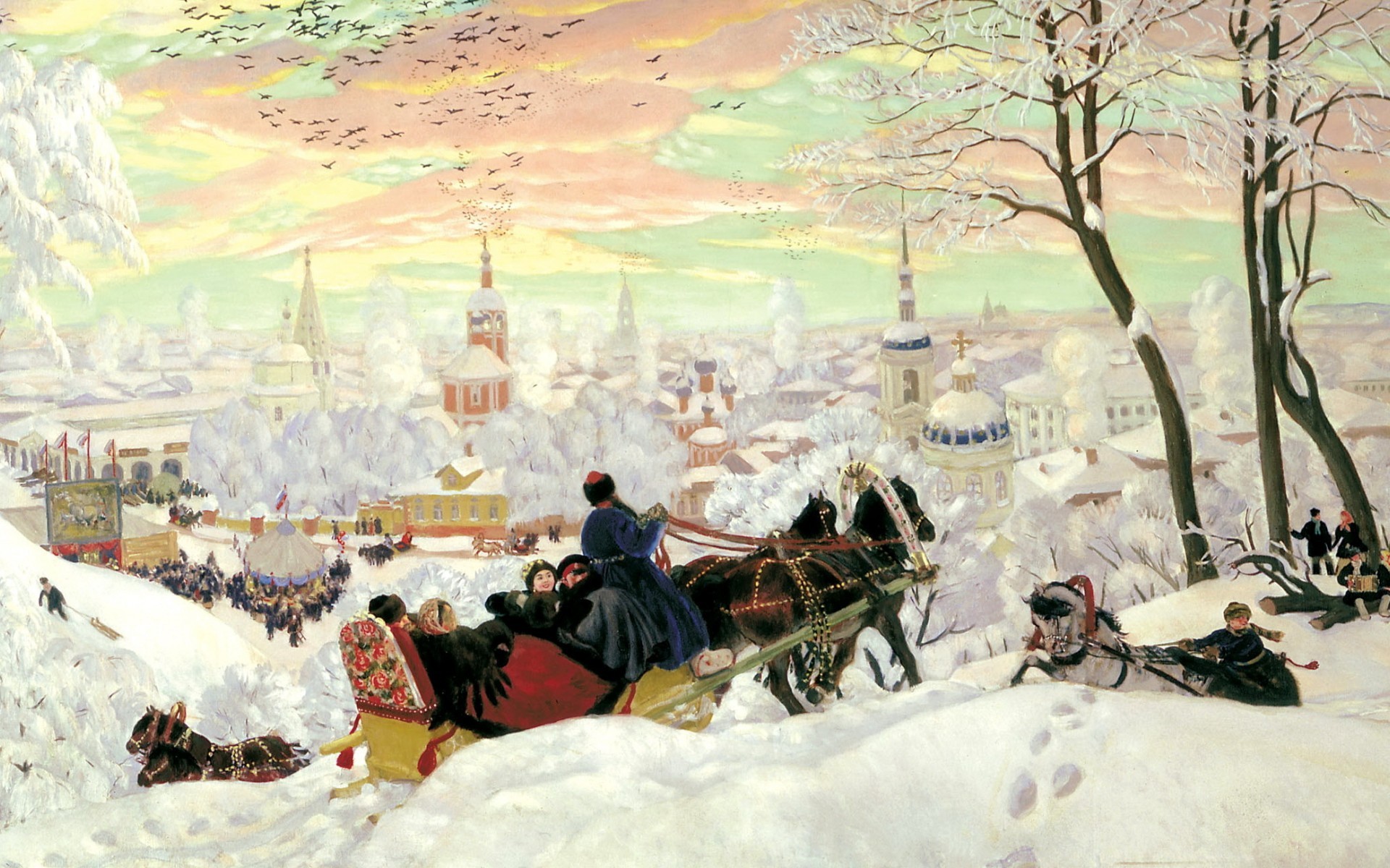 kustodii, boris, дика