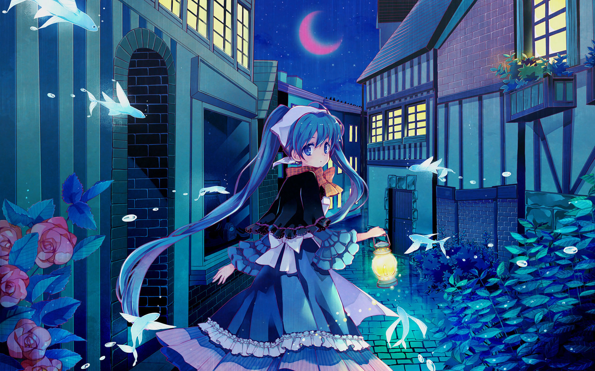miku, Hatsune No 365 Разрешение 1920x1200