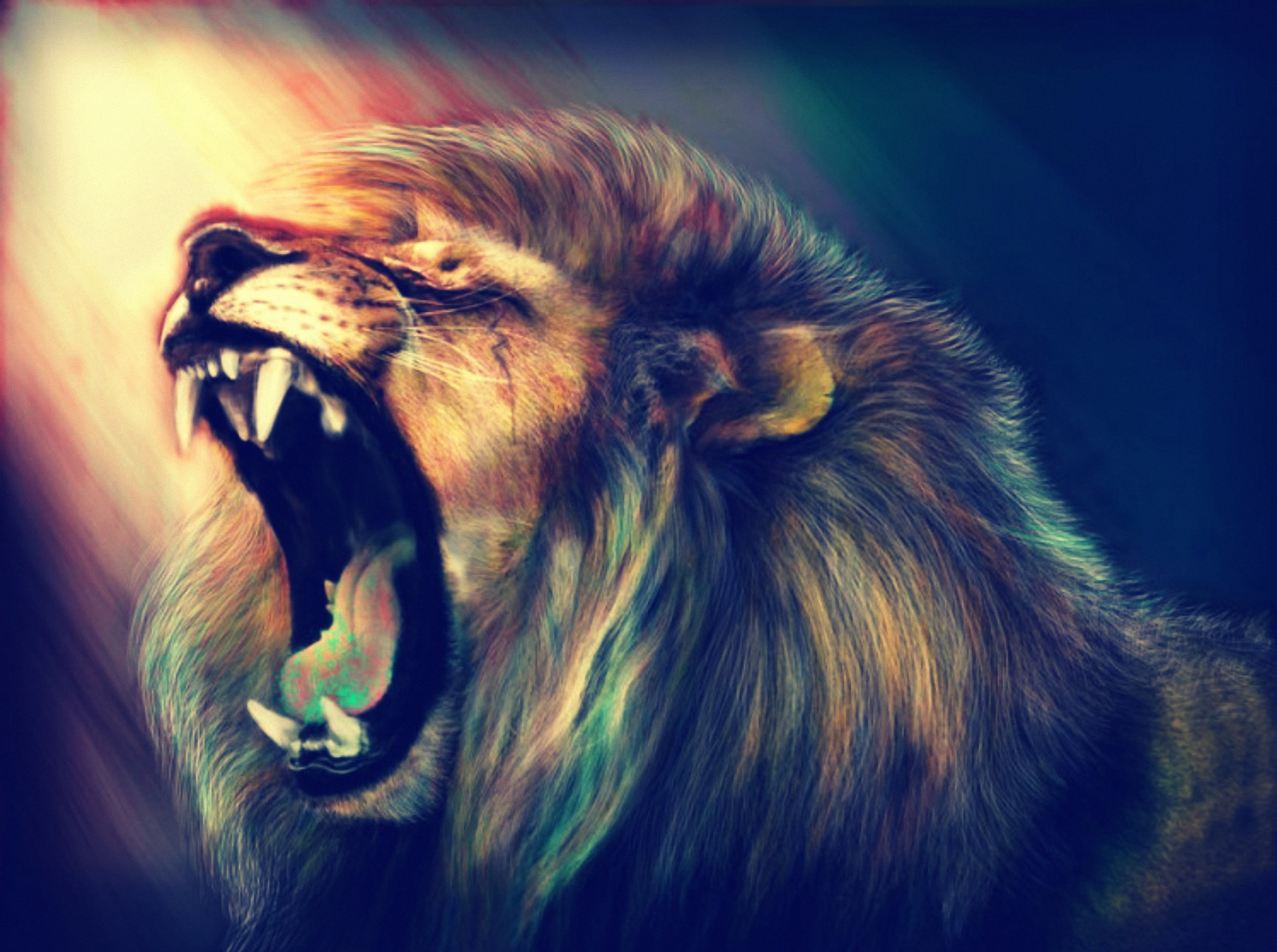 Страшный рев зверя. Лев. Лев рычит. Злой Лев. Оскал Льва.