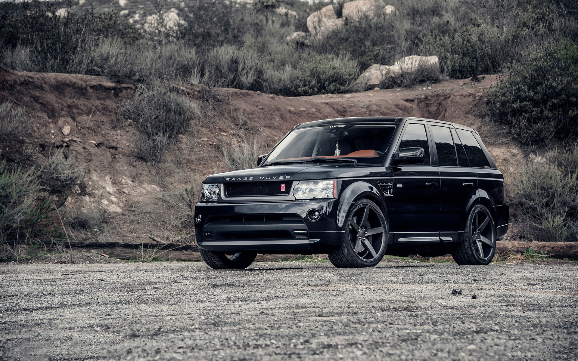 rover, диапазон, черный