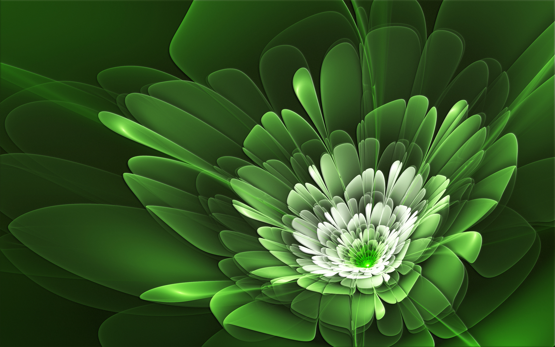 zielony, абстракция, verde