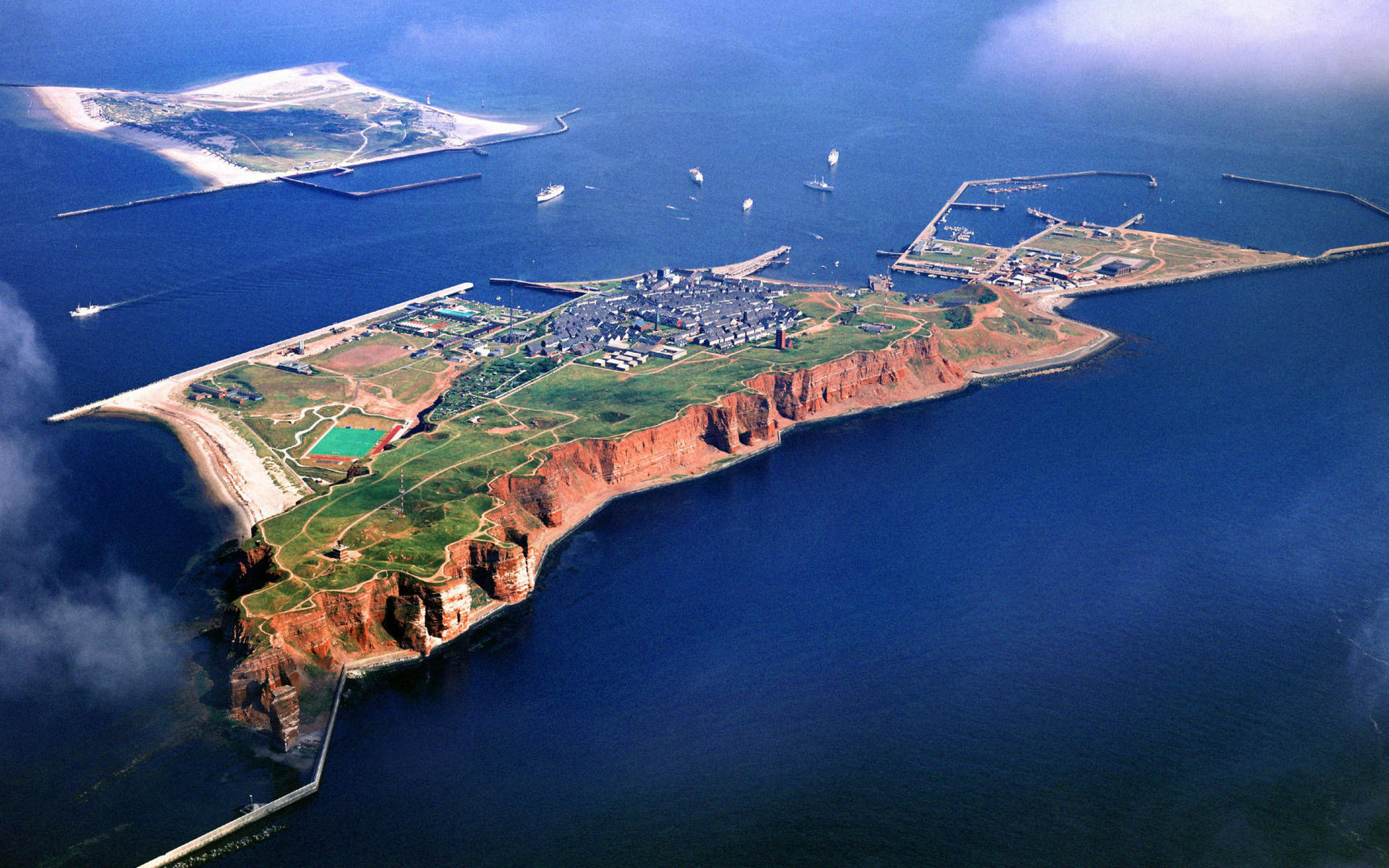 остров, море, гельголанд