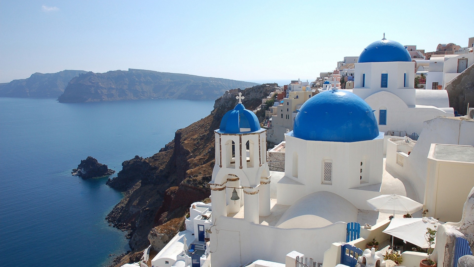 greece, море, взгляд Фон № 83790 разрешение 1920x1080