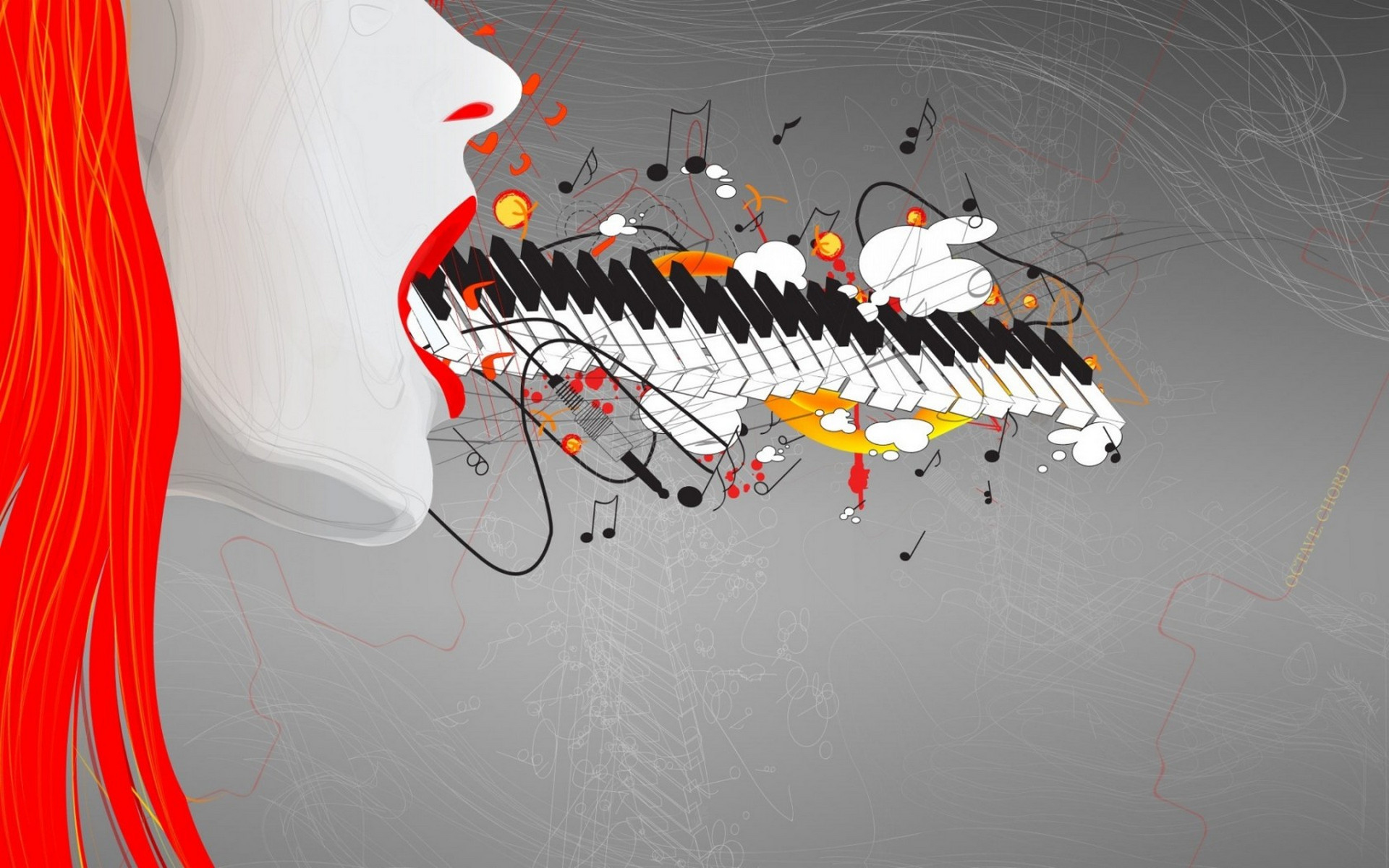 музыка, яблоко