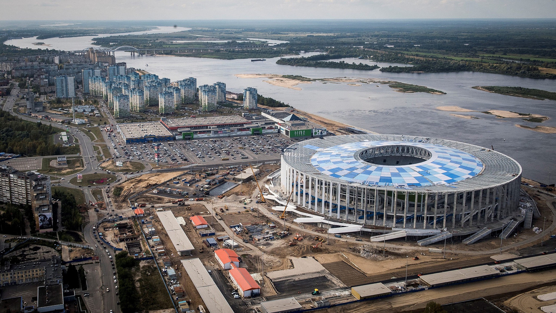 стадион, нижнем, новгород