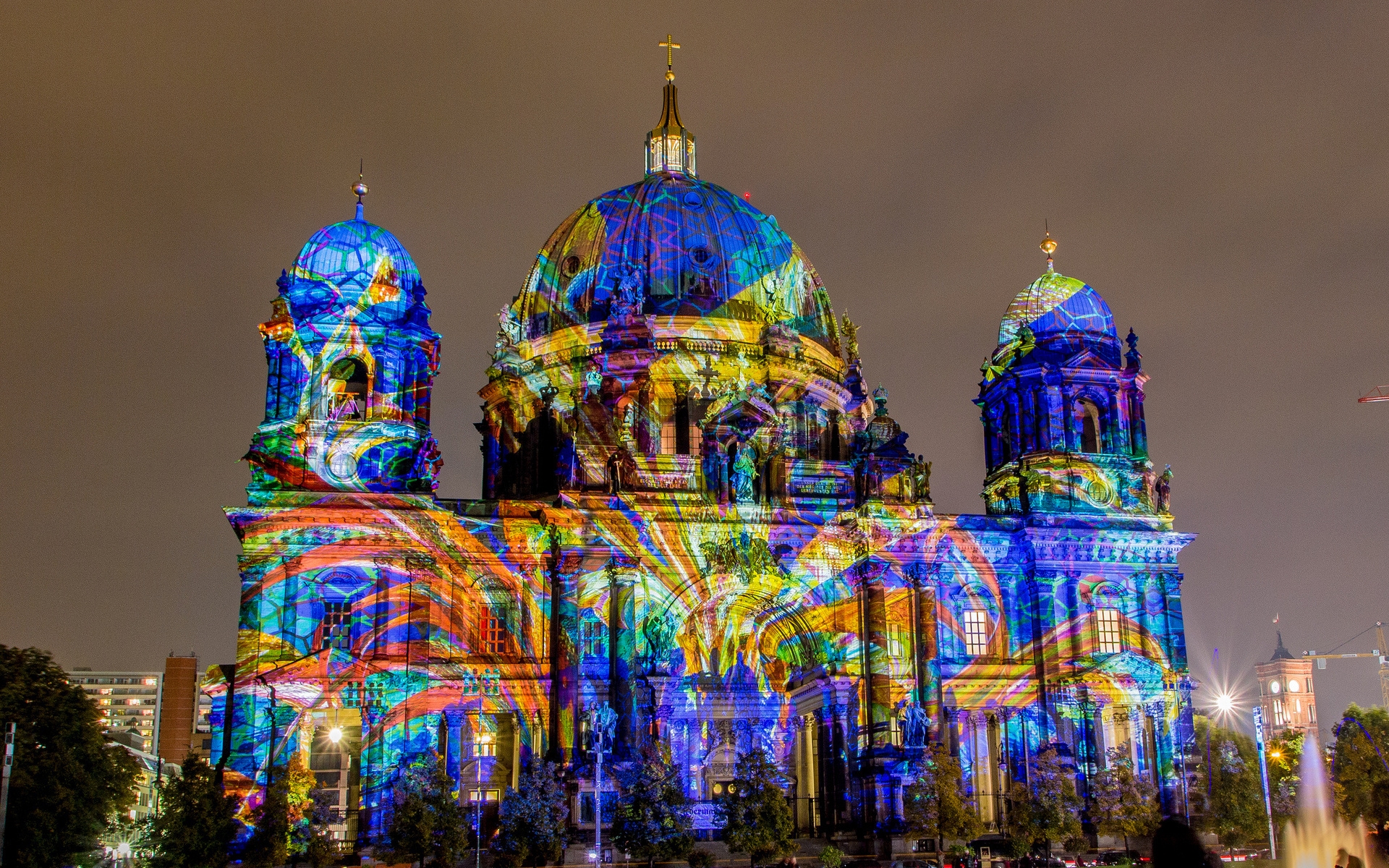 berlin, projection, art