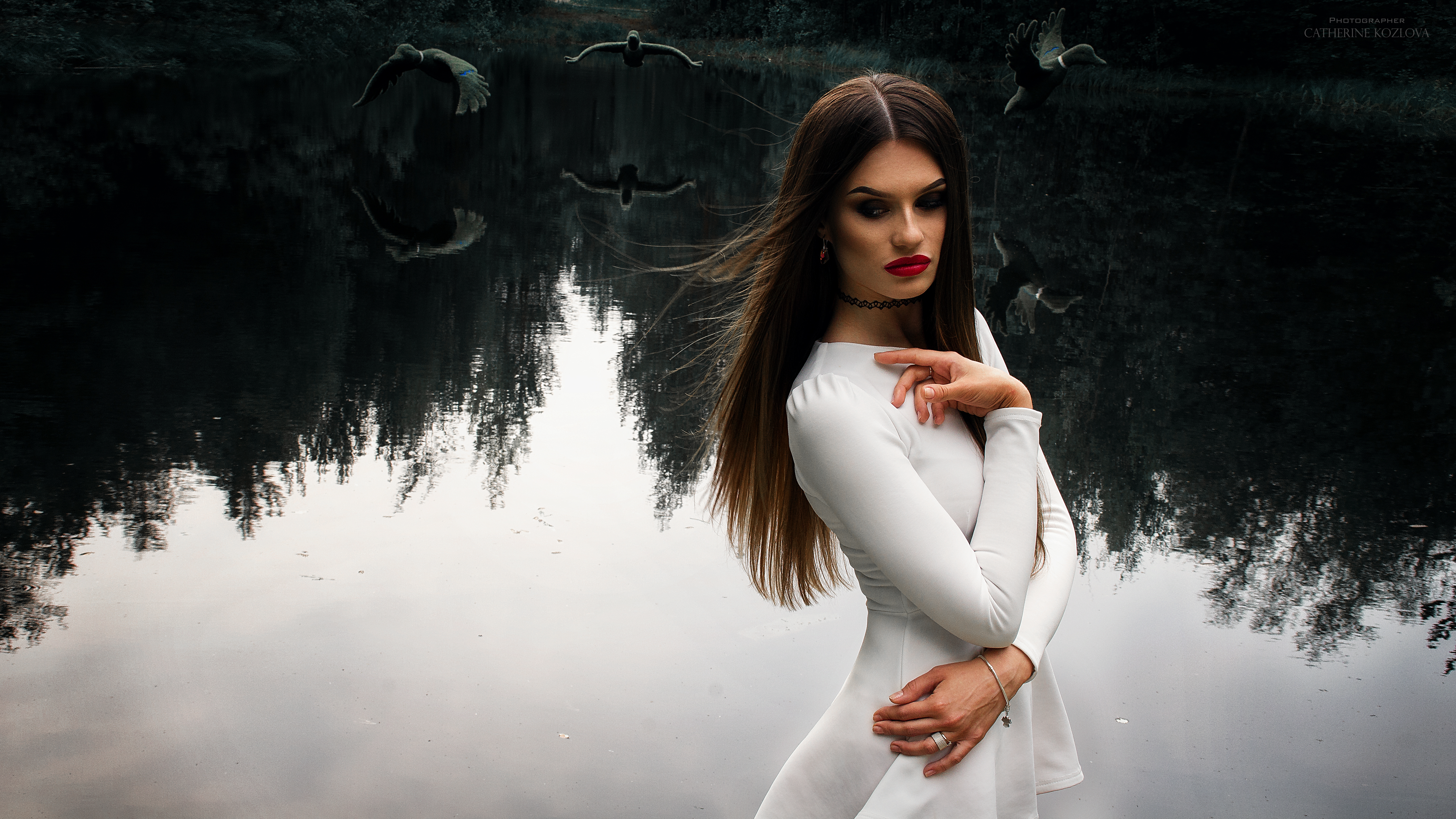 девушка, красивый