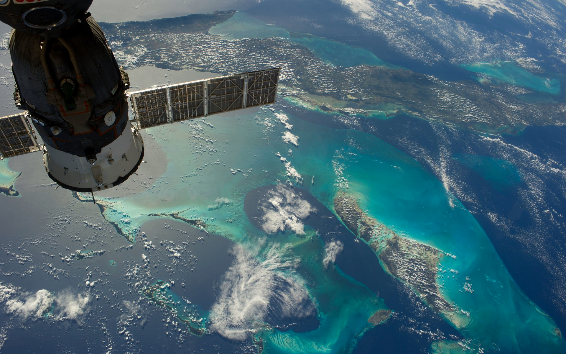 tierra, desde, espacio