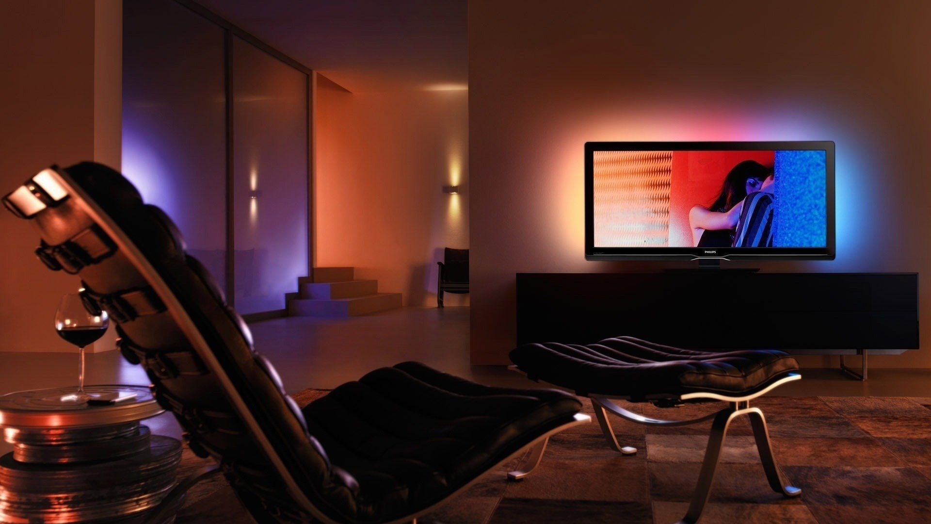 романтика, вечер, комната