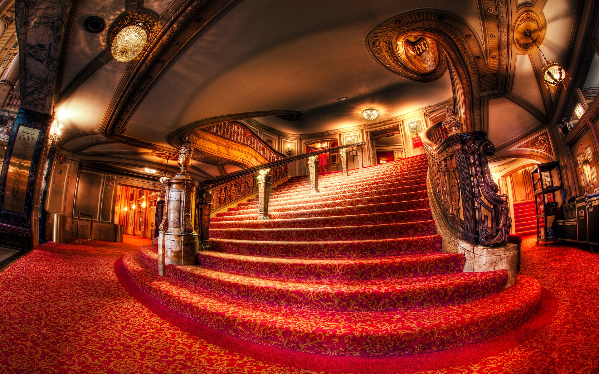 theater, chicago, лестница