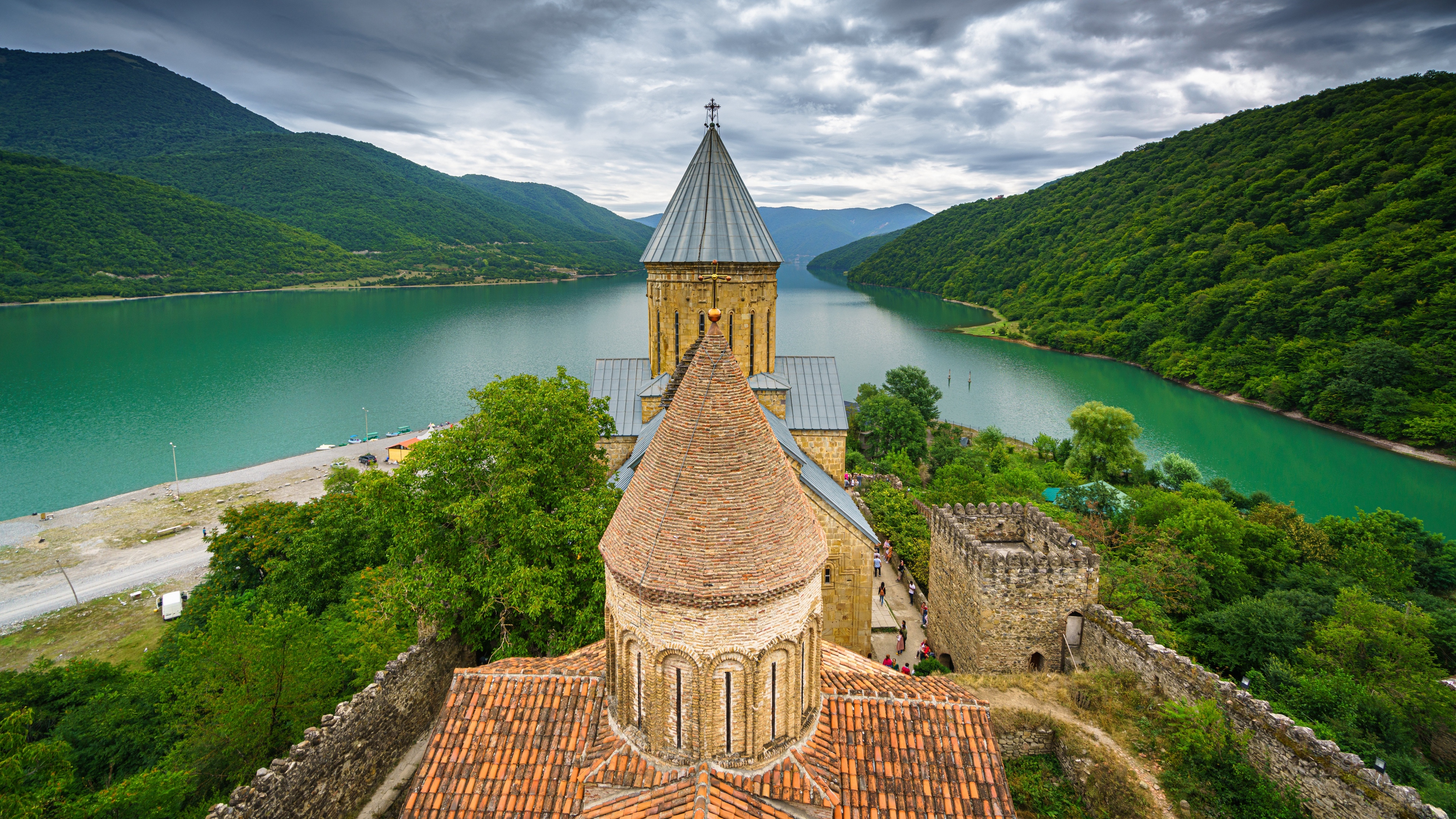 гора, грузия