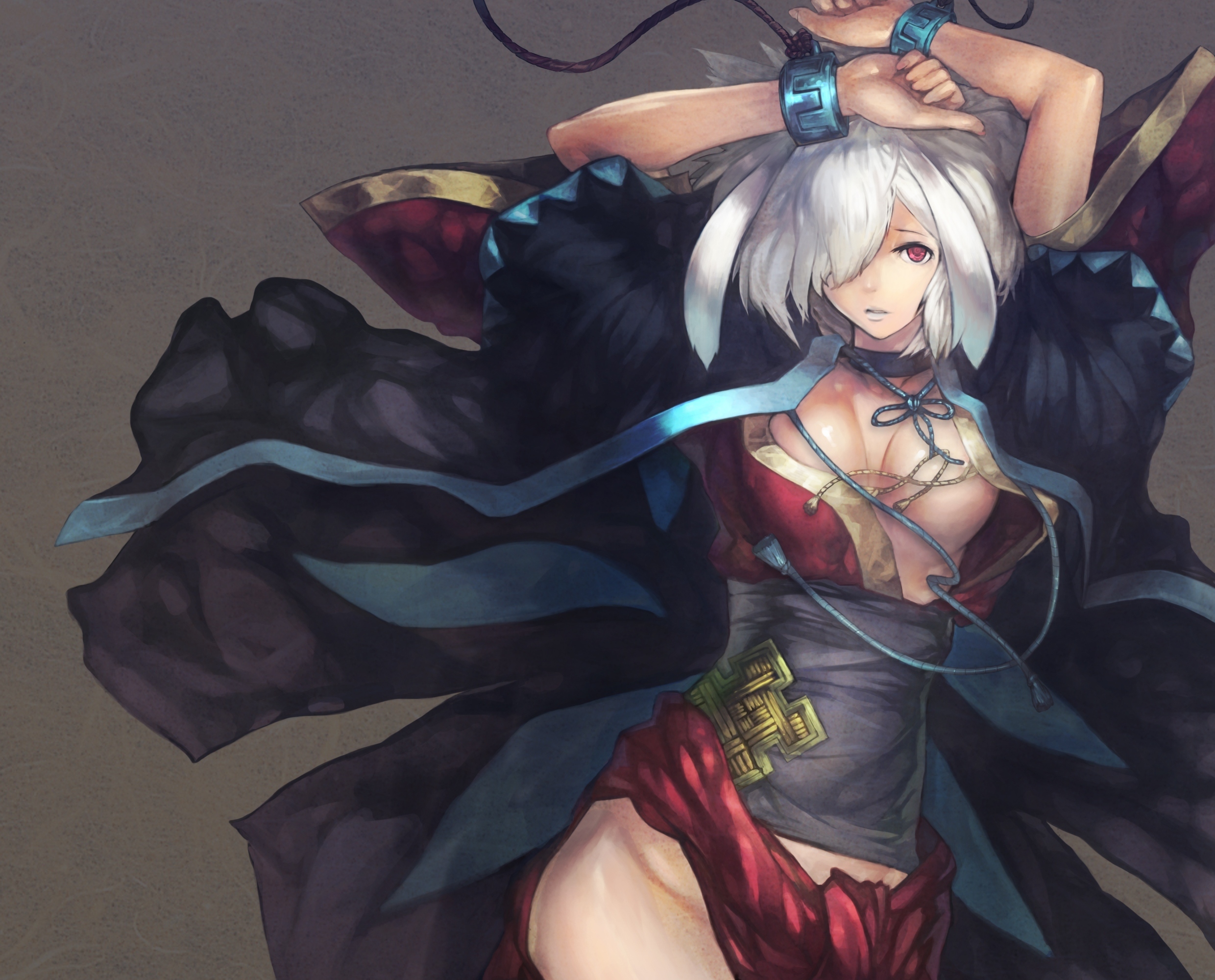 рисованный, аниме, геншин