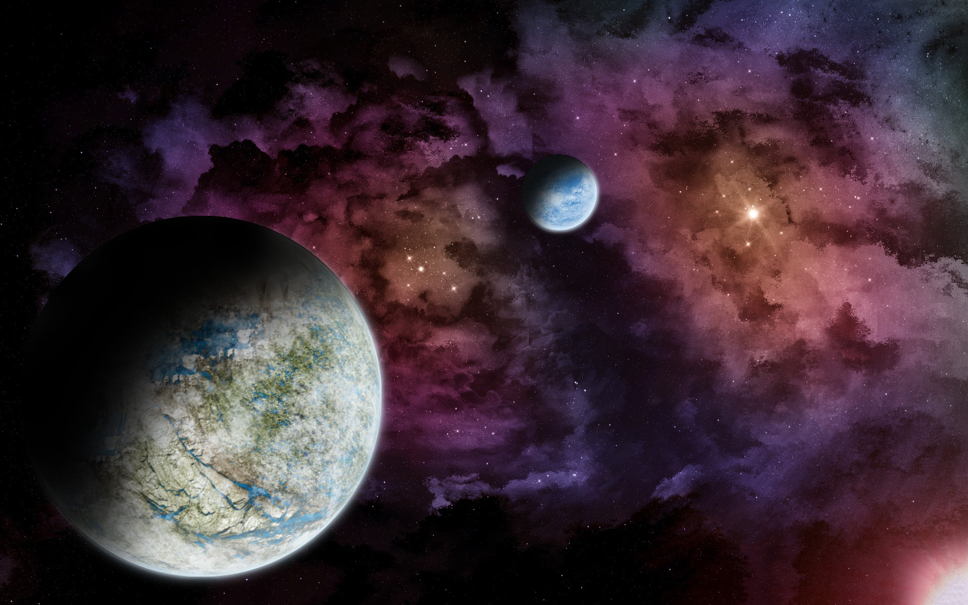 行星, широкий экран, скачать
