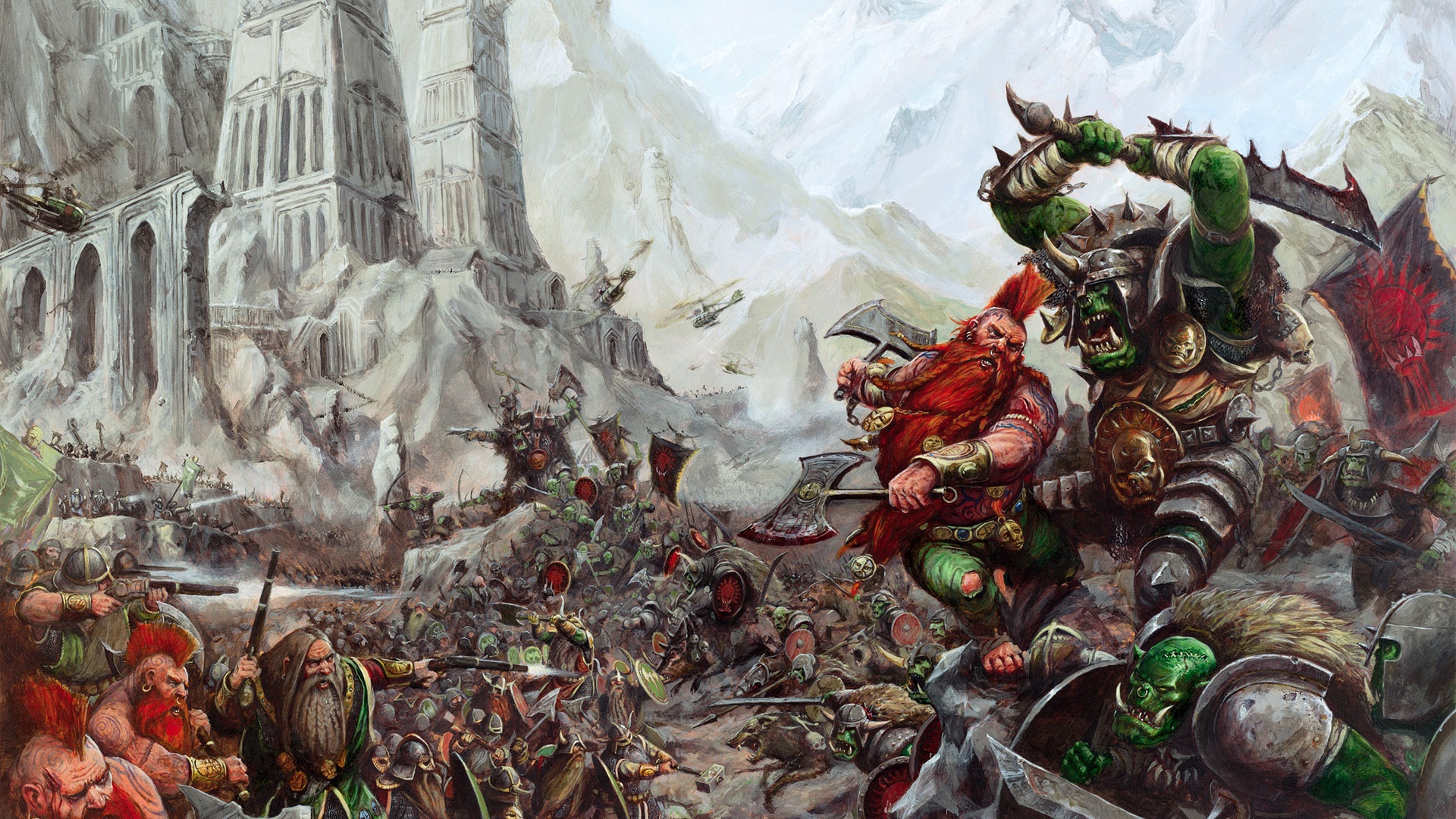 warhammer, фэнтези, война