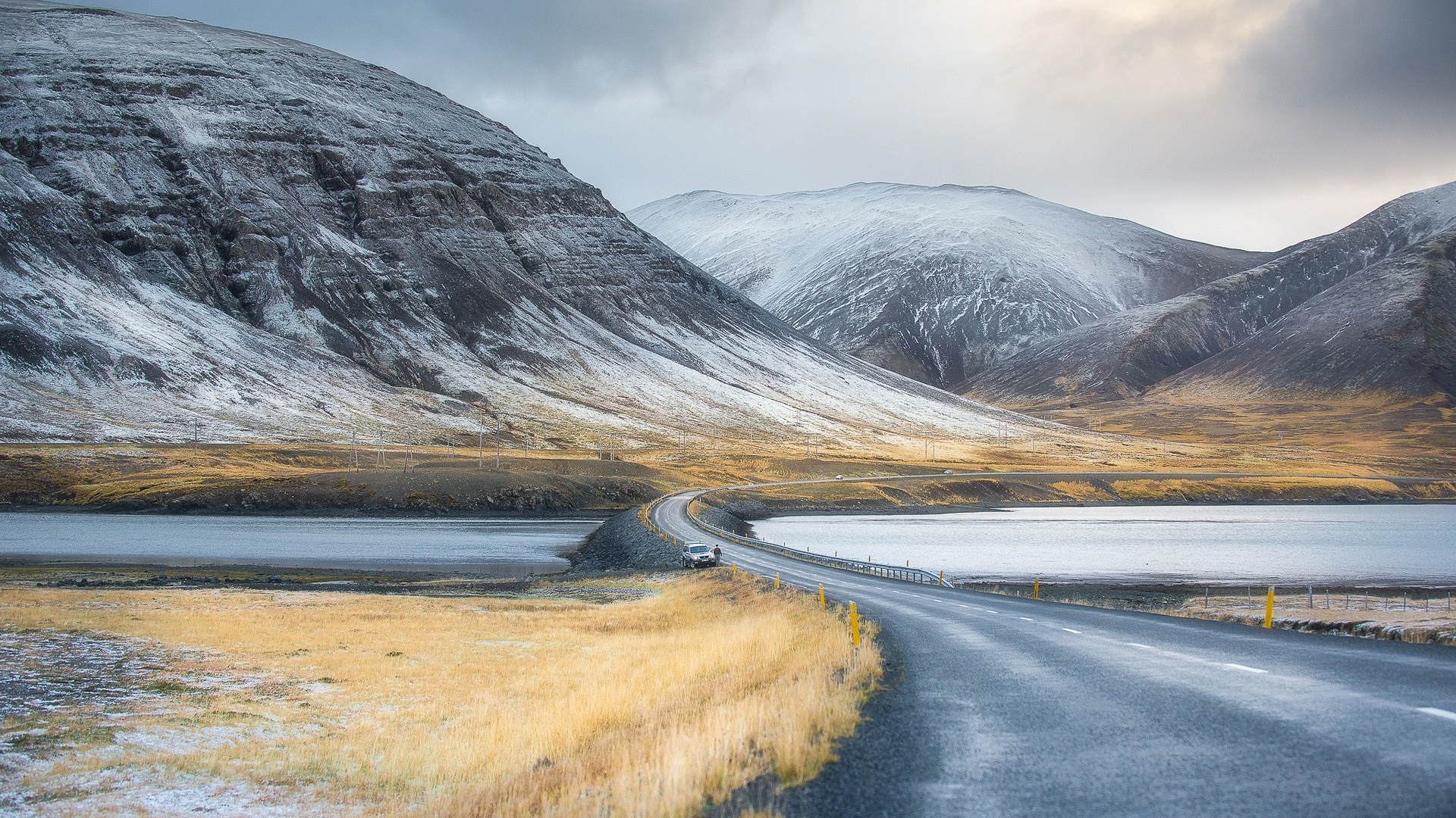 пейзаж, горнолыжный