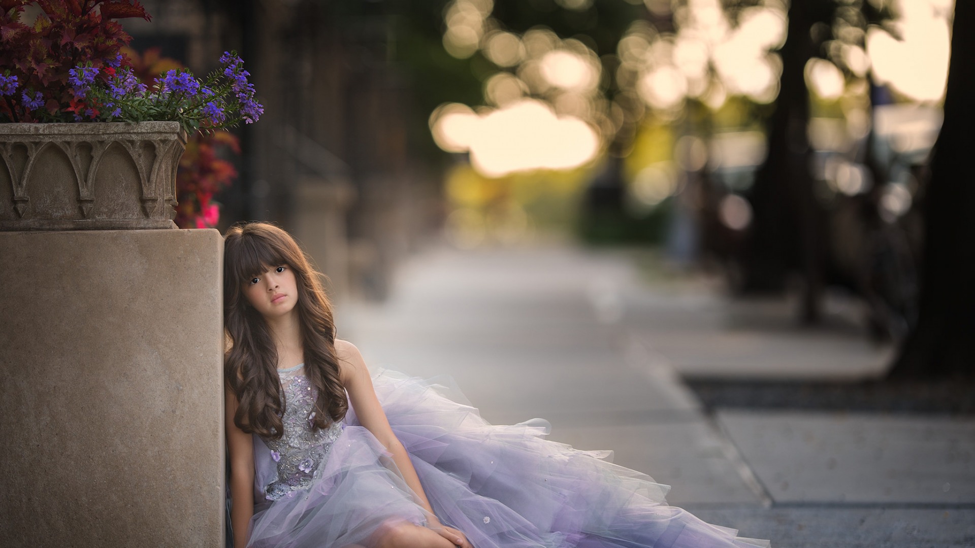 платье, девушка