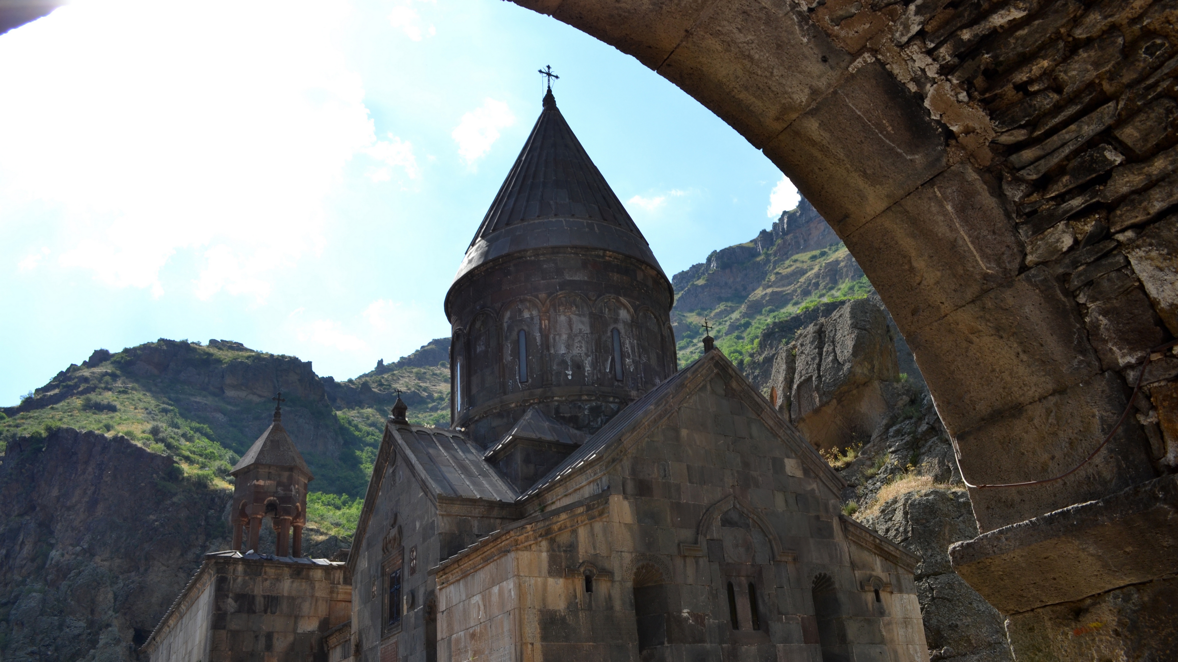 небо, гора, природа