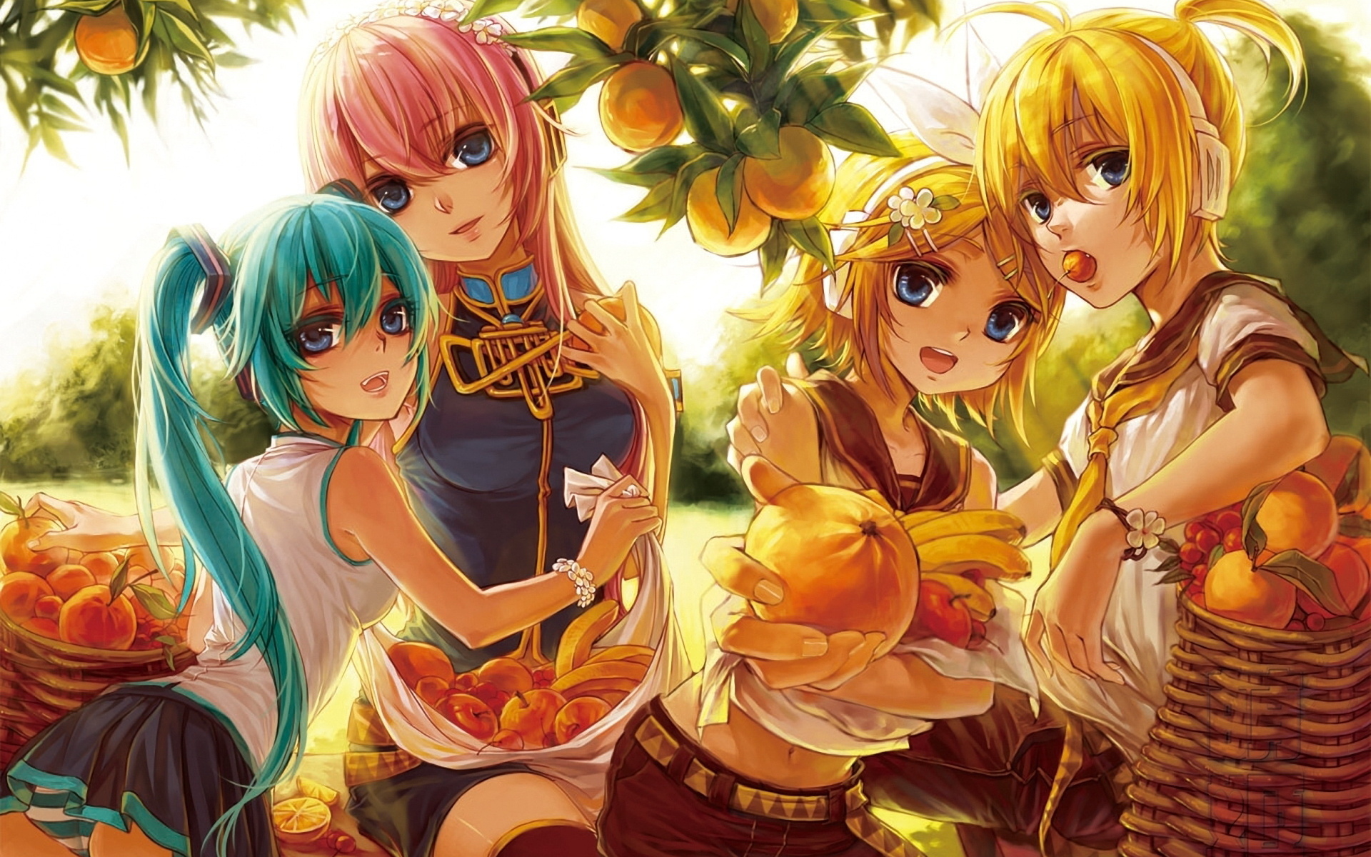 kagamine, hatsune, miku