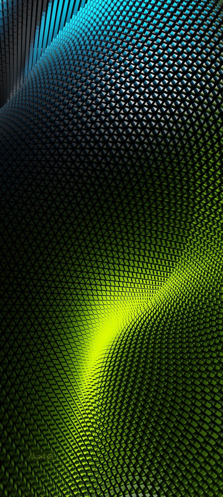 закрытие зеленого и черного фона с рисунком