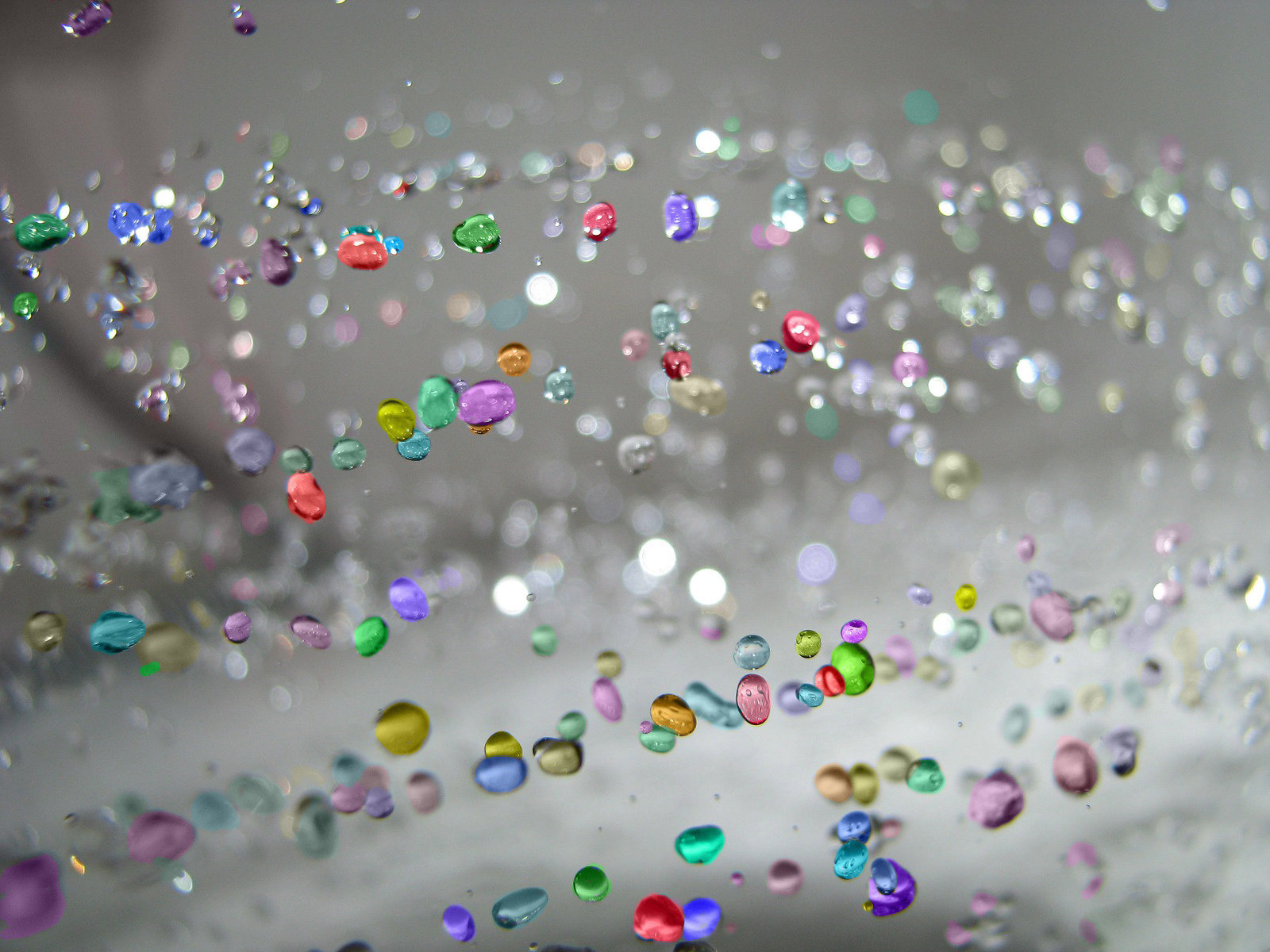 color, радуга, water
