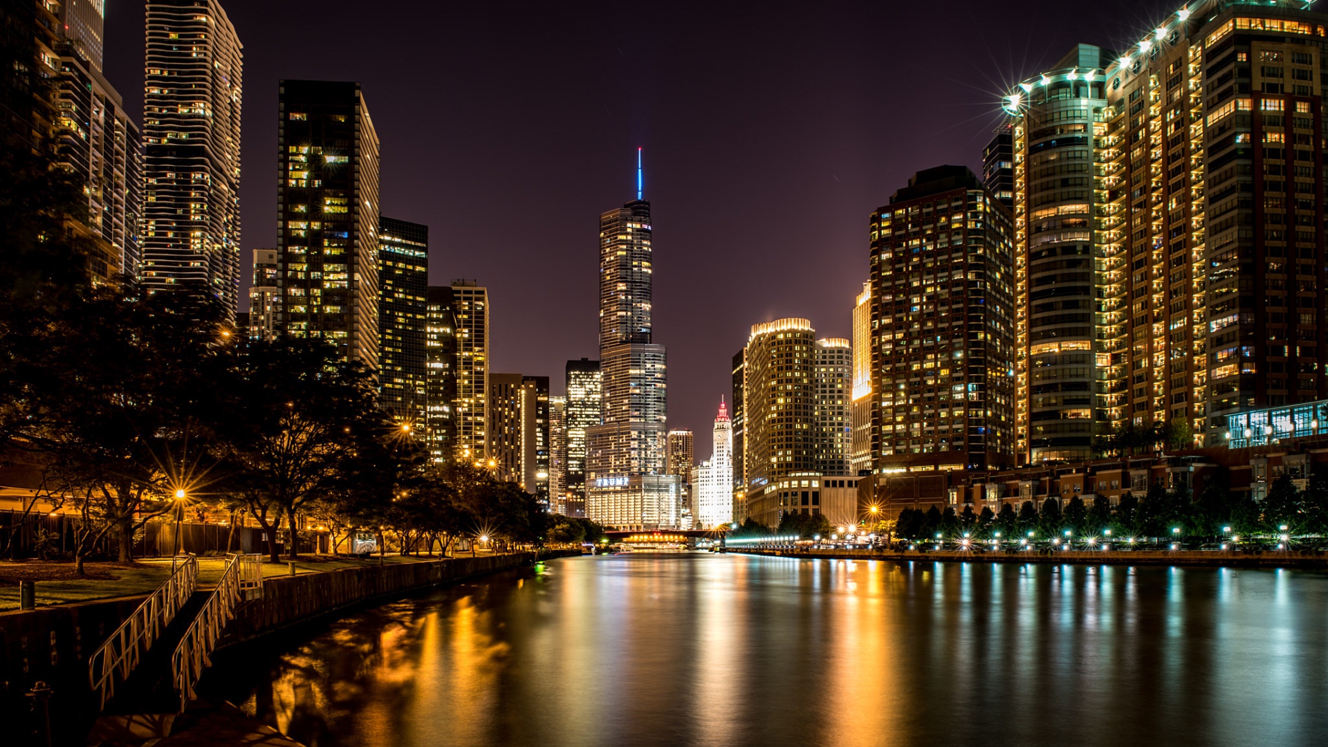 chicago, miasto, станы