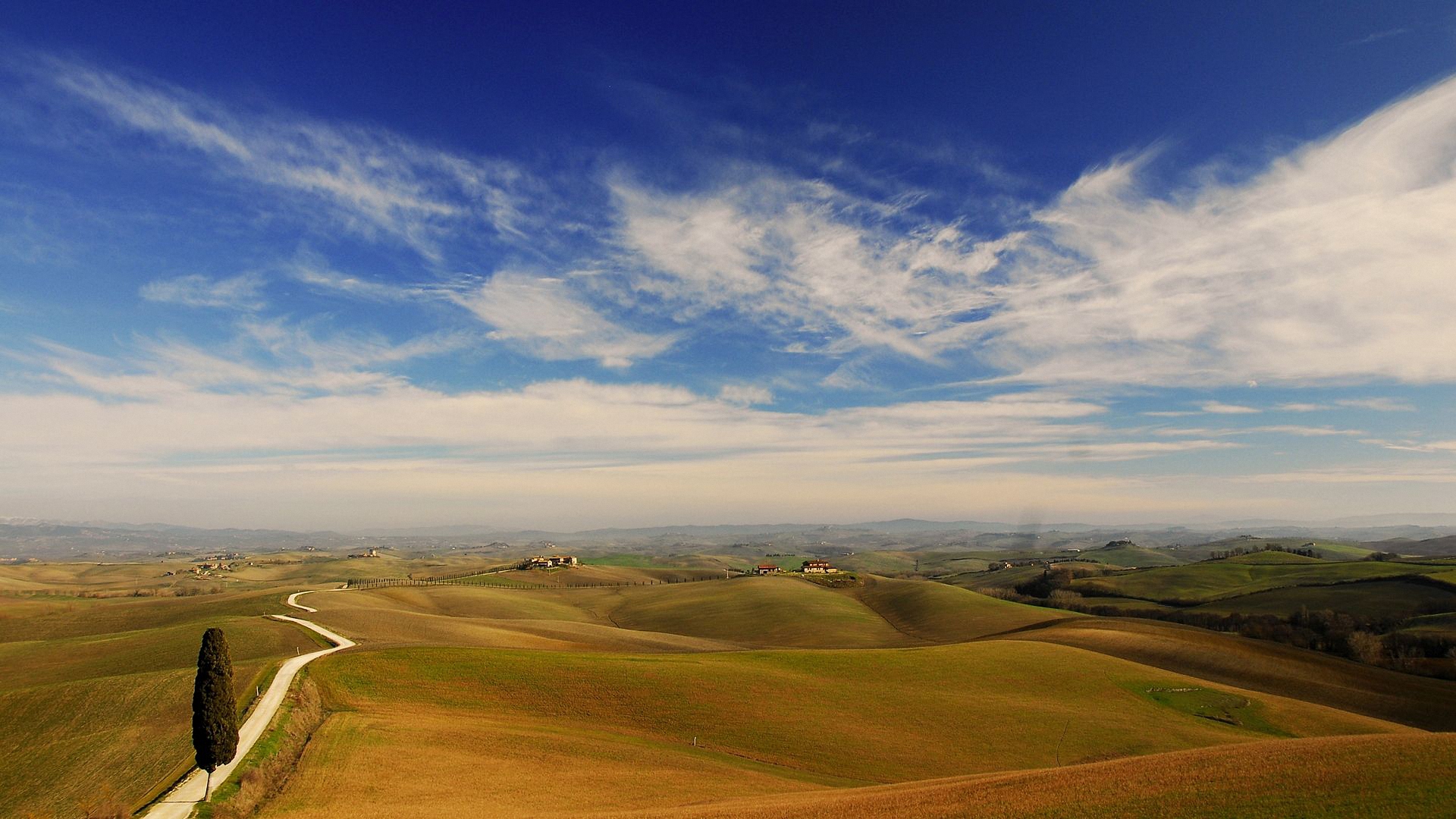 wiele, пейзаж, tuscany