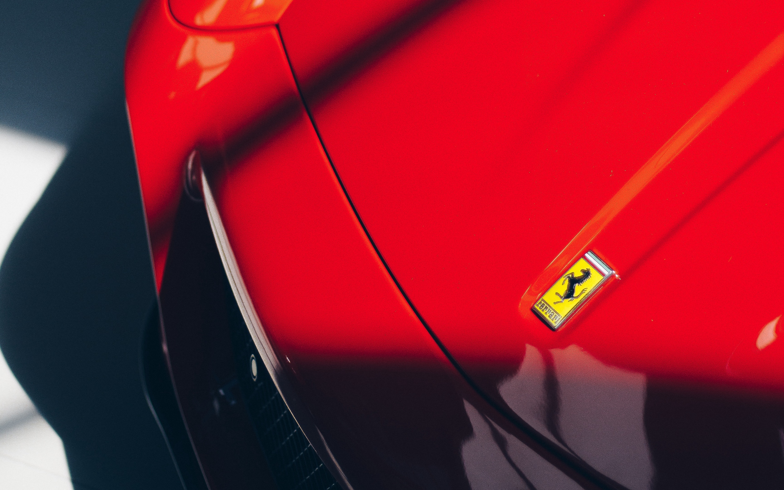 ferrari, red, car