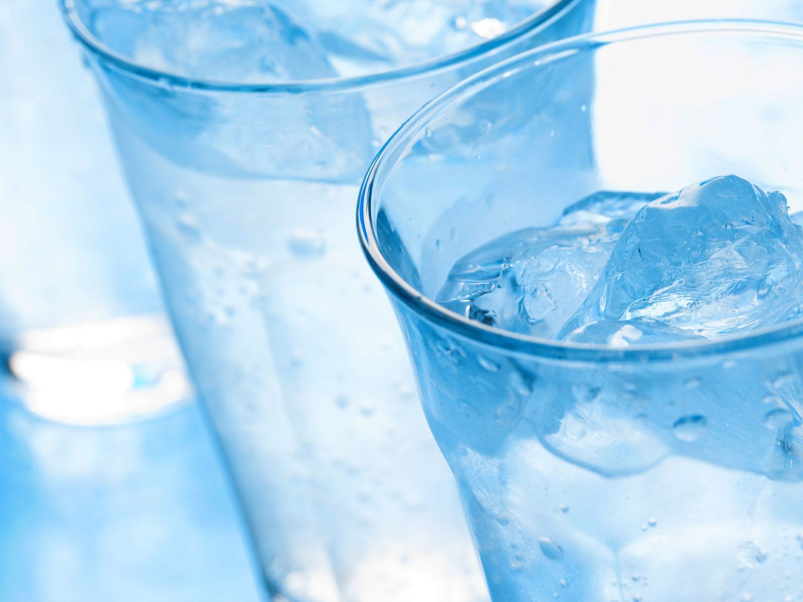 water, blue, лед