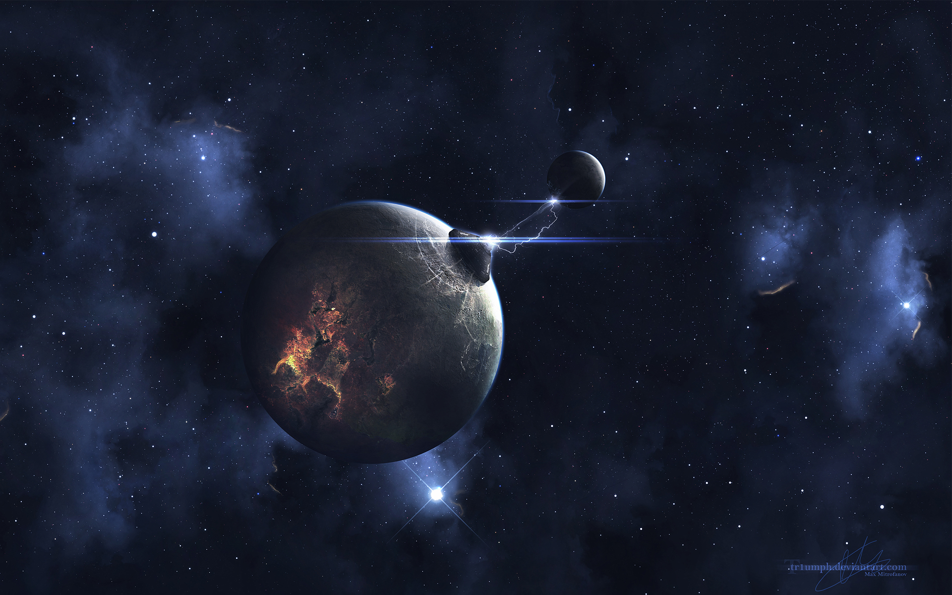 вспышка, планета